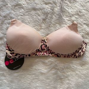 🆕Clovia Pink Leopard Print Bra