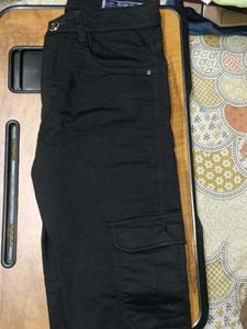 Stylish Black In-Finite Cargo Pants