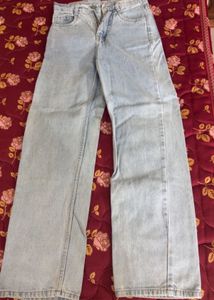 Ice blue Straight fit Jeans