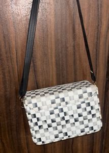 checks pattern sling back