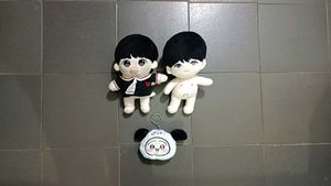 Cute Plush Dolls with  Keychain