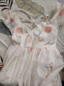 Ethereal Floral Off-Shoulder Maxi Dress