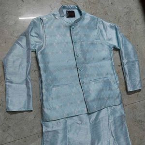 Light Blue Ethnic Kurta Set