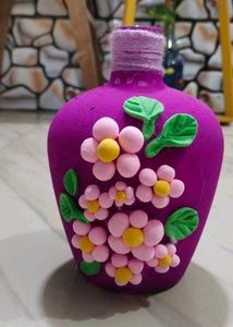 Handmade Purple Floral Vase