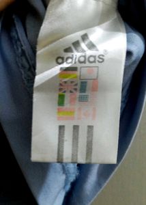 Adidas Blue striped T-Shirt