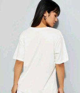 Cream Graphic T-Shirt