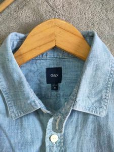 GAP Light Wash Denim Shirt