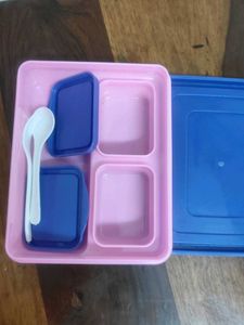 Blue Plastic Food Container