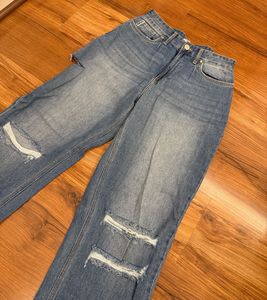 Blue Brew Baggy Ripped Jeans | REMOVING SOON