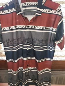 Retro Stripe Short Sleeve Shirt combo