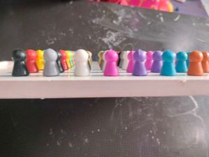 Colorful Peg Board Game Set