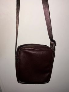 Brown Leather Crossbody Bag