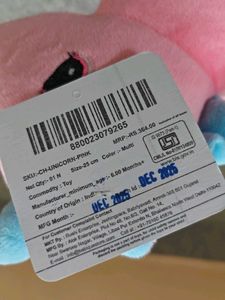 New Adorable Pink Unicorn Plush Toy