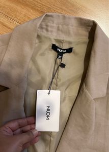 Stylish Beige Blazer Jacket
