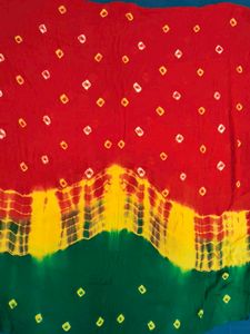 2D Pilla Patta Dabbi Bhandej Dupatta