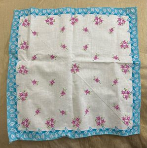 Set of 3 Floral Handkerchief