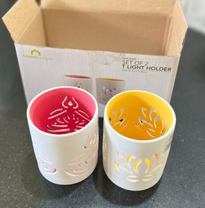 Set of 2 T-Light Holders