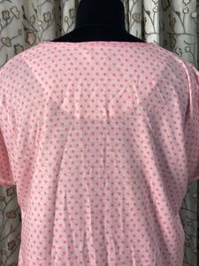 Cute Pink Polka Dot Nightgown