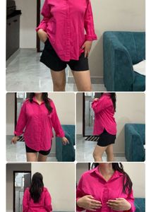 Pink Button-Down Shirt