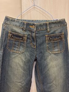 Blue Wash boot cut  y2k Jeans