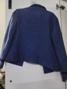 Elegant Blue Blazer Jacket