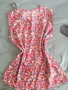 handmade block print short kurti