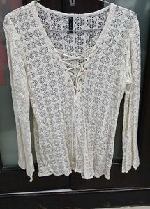 Lace-Up Top perfect for the Beach - L Size