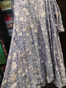4 xl. Beautiful Blue Floral Kurta