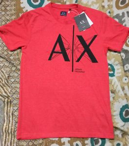 🚨 Price Drop Armani Exchange Red Graphic T-Shirt