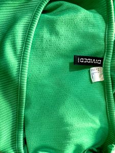 H&amp;M Ribbed Asymmetrical Neck Mini Dress