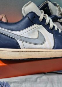 Air Jordan 1 Low Navy/Wolfgrey ORIGINAL