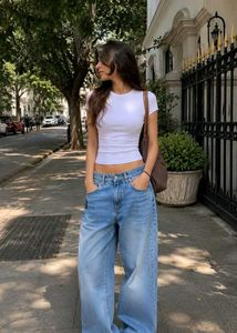 Blue Denim Straight Fit Jeans