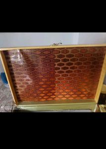 🎁 Vintage suitcase Golden colour storage box