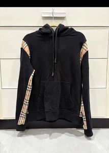 Burberry Hoodie Checkered Sleeves