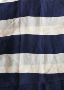 Classic Navy &amp; White Striped Top