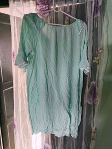 Length 35half,Light Green Nightdress