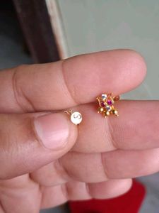 beautiful New earrings gold