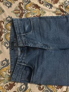 New blue denim jeans