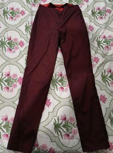 Chic Burgundy Trousers for girls