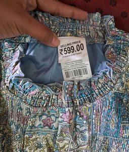 Patterned Midi Dress with Belt