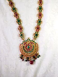 1gm  Gold plated Jadau Kundan Set