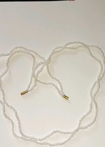 White Beaded necklace
