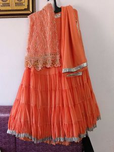Elegant Peach Shararaa totally 90's aesthetic ❤️‍�