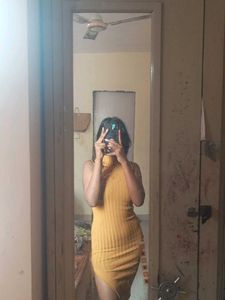 Sleeveless Ribbed Bodycon Dress