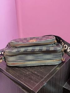 Chic Striped Crossbody Bag