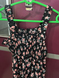 Floral Smocked Midi Dress