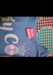 Combo Of Babyhug Cute Tops For 2-4: Year Girl