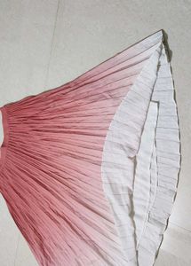 Pleated Ombre Skirt