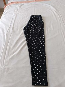 Black Polka Dot Leggings