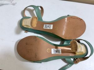 Mint Green Platform Heels